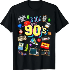 Men's Women's Kids Vintage Retro Back To 90's Graphic Design T-Shirt