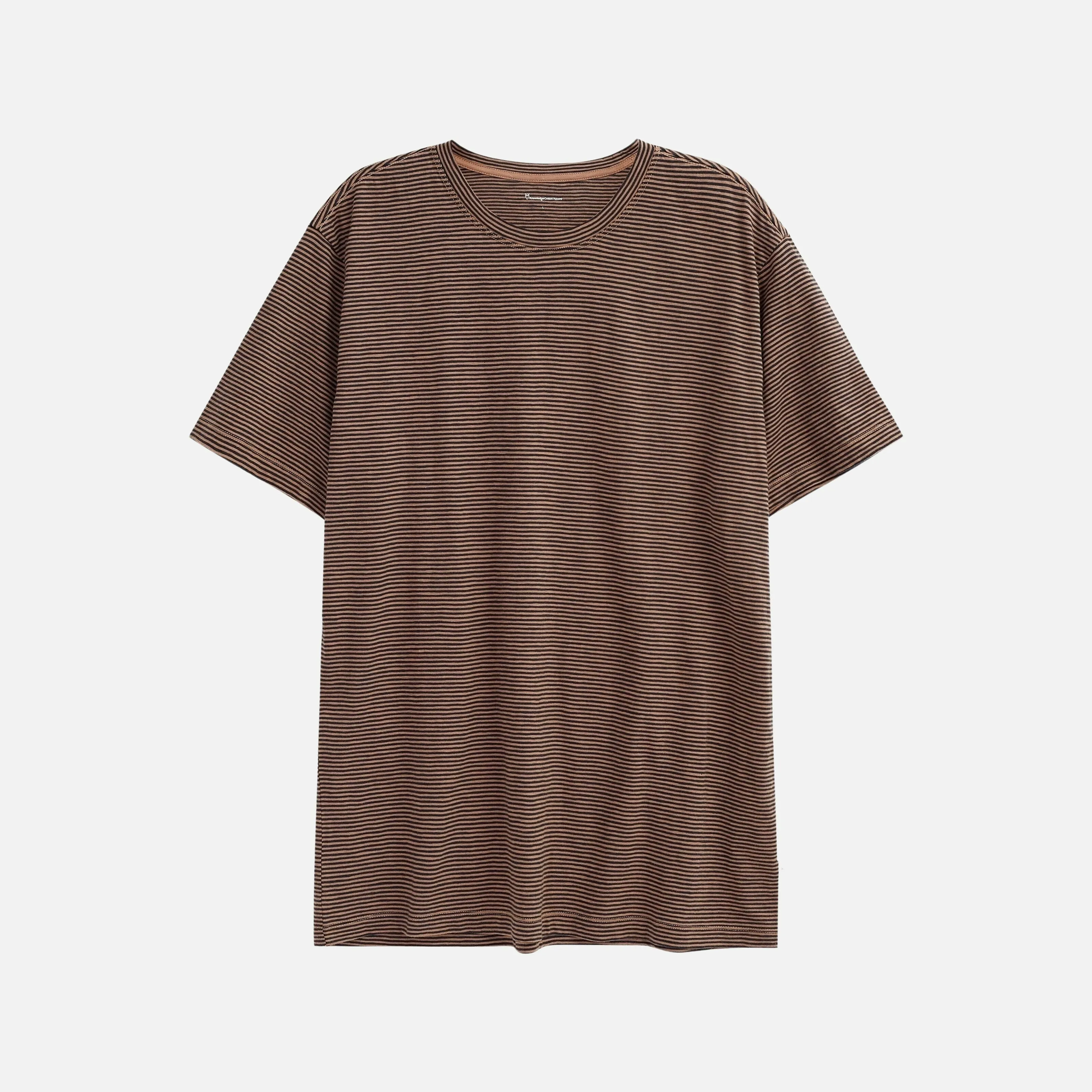 Narrow Striped Slub T-Shirt Made Of Organic Cotton