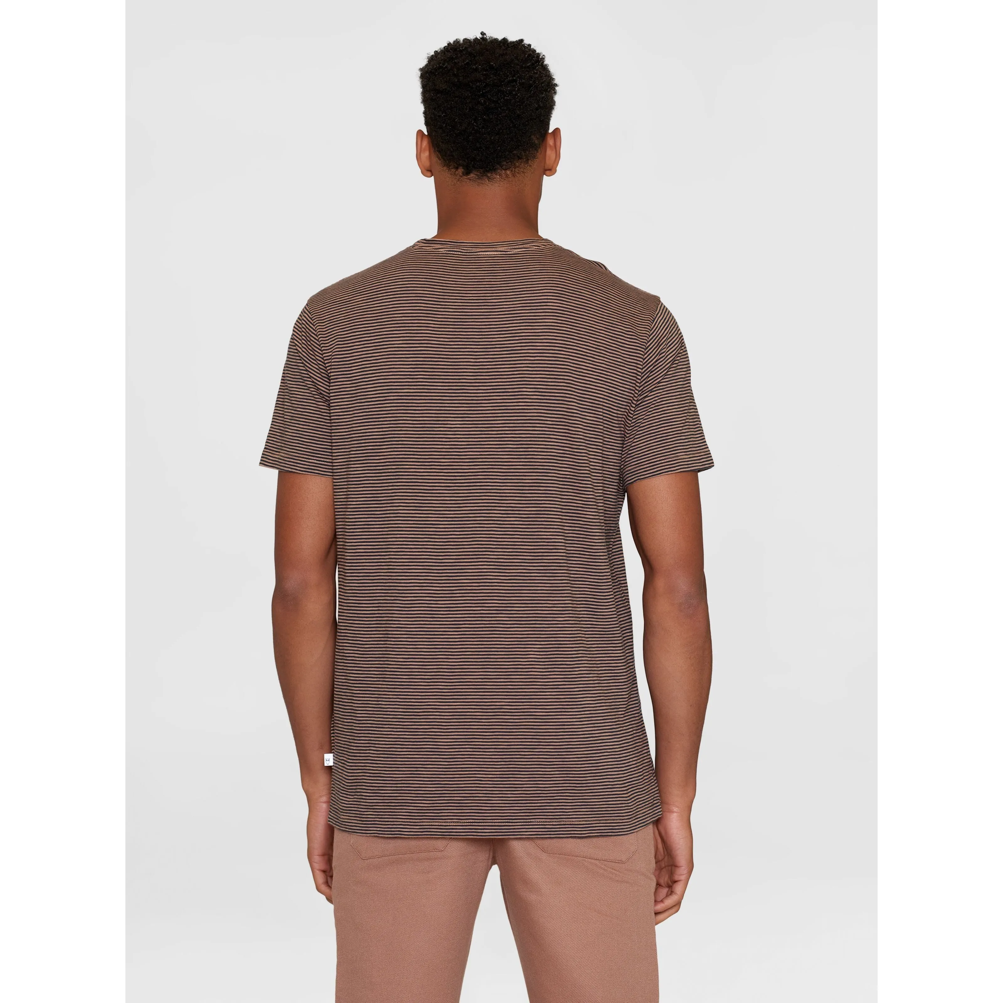 Narrow Striped Slub T-Shirt Made Of Organic Cotton