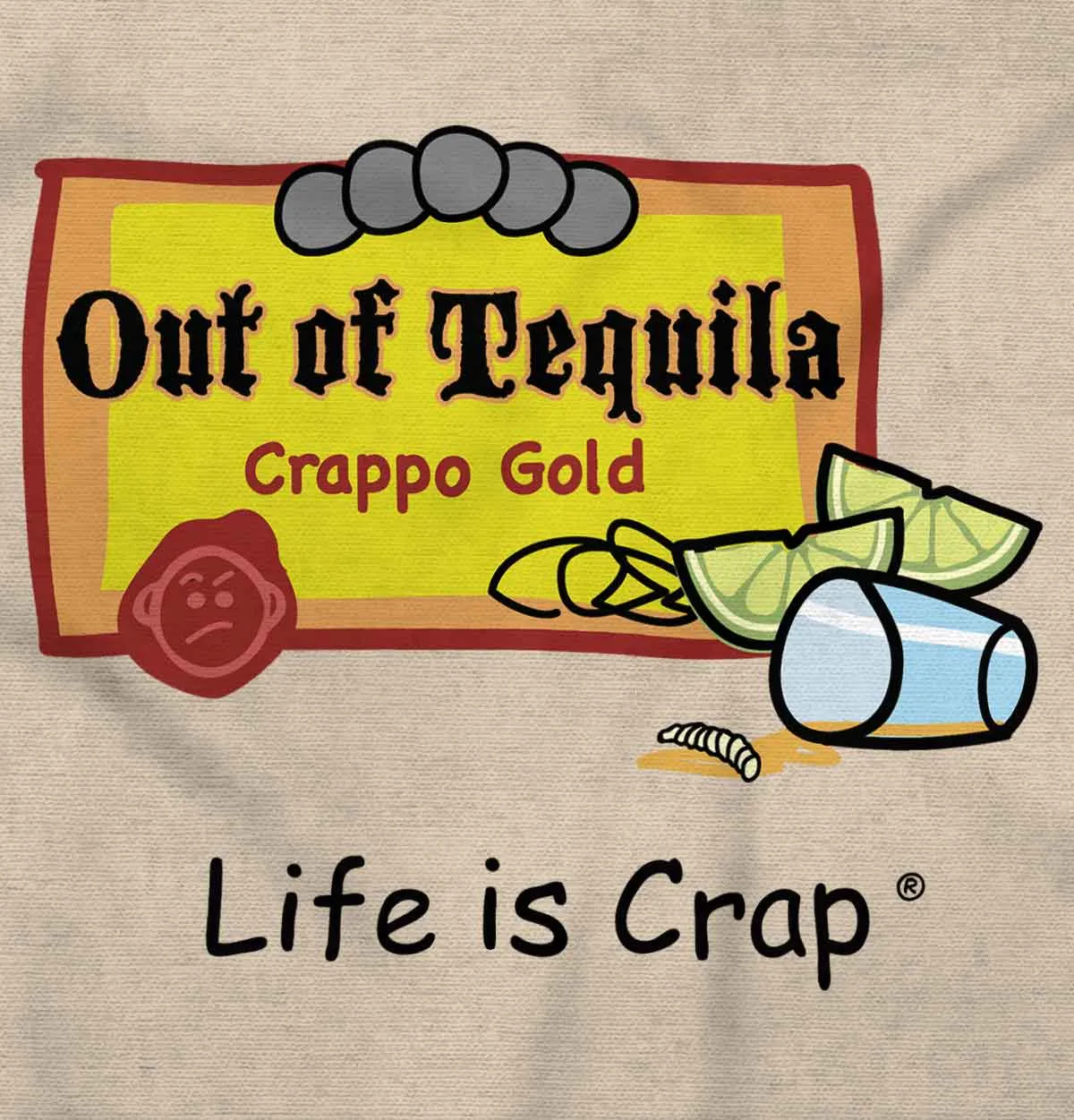 Out Of Tequila Label Hoodie