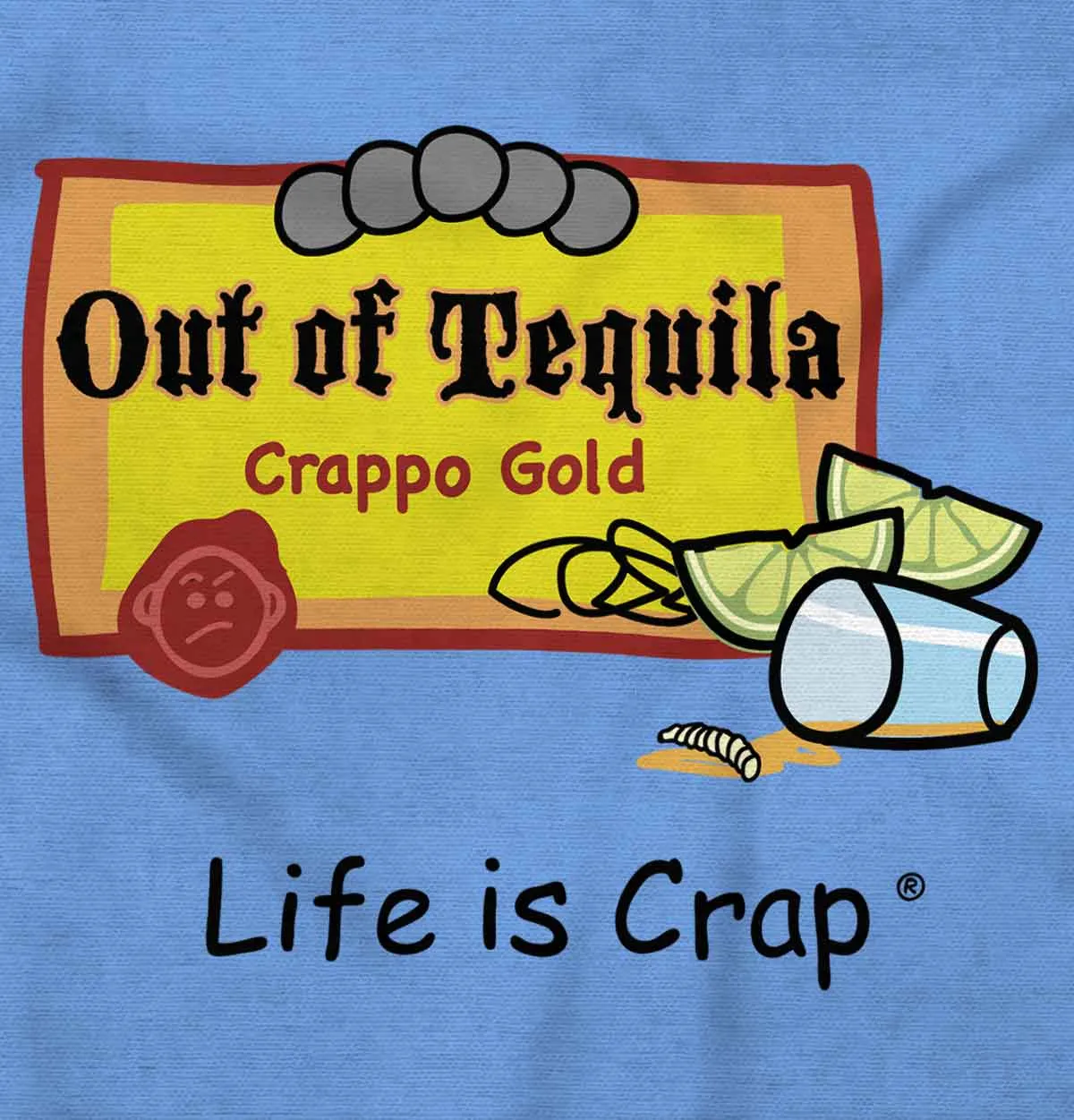 Out Of Tequila Label Hoodie