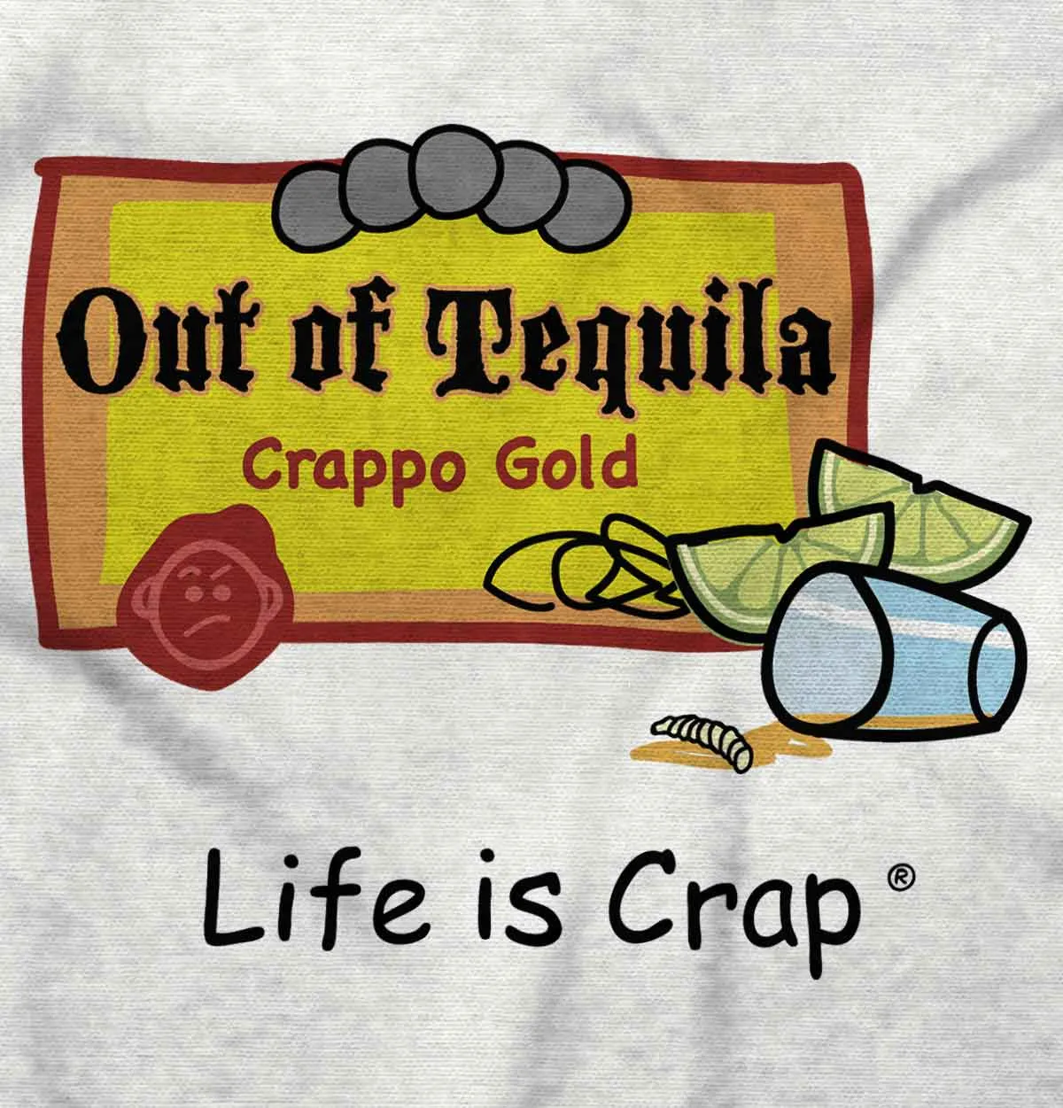 Out Of Tequila Label Hoodie