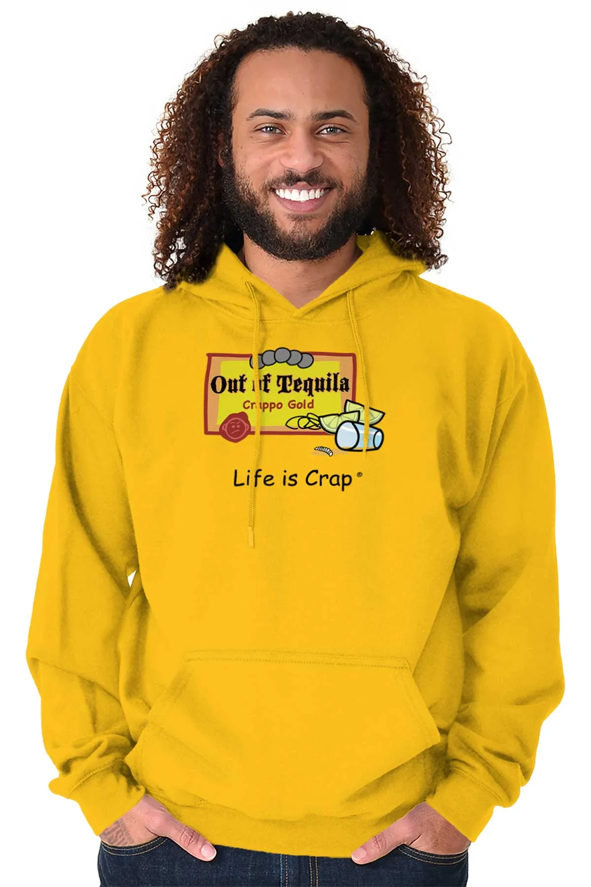 Out Of Tequila Label Hoodie