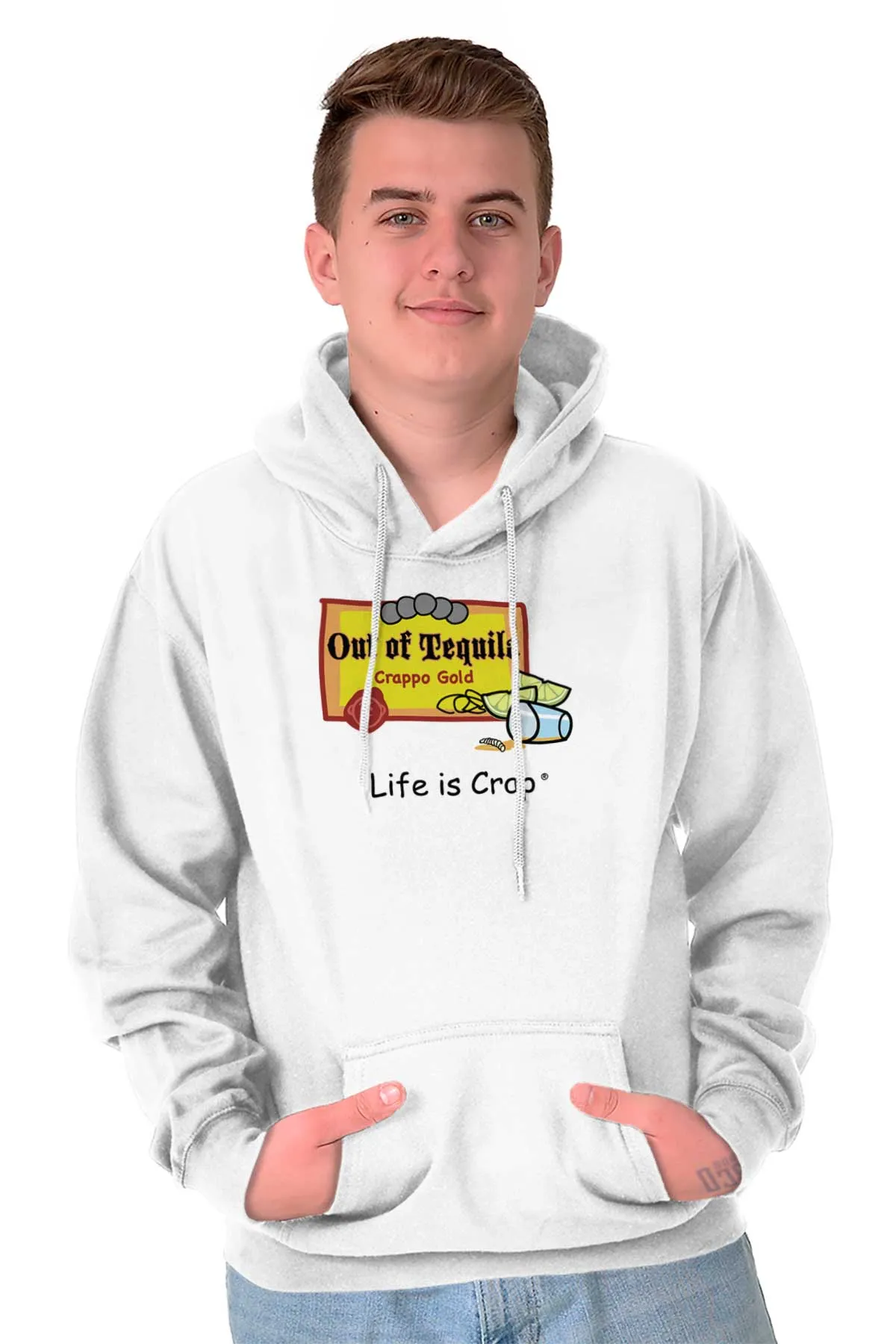 Out Of Tequila Label Hoodie