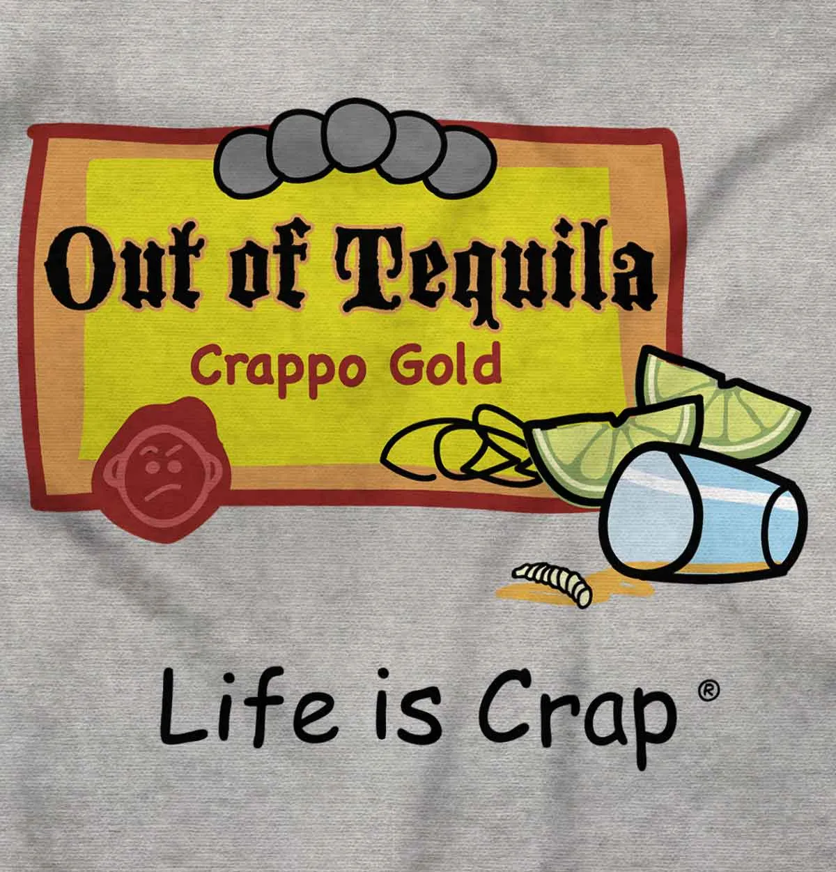 Out Of Tequila Label Hoodie