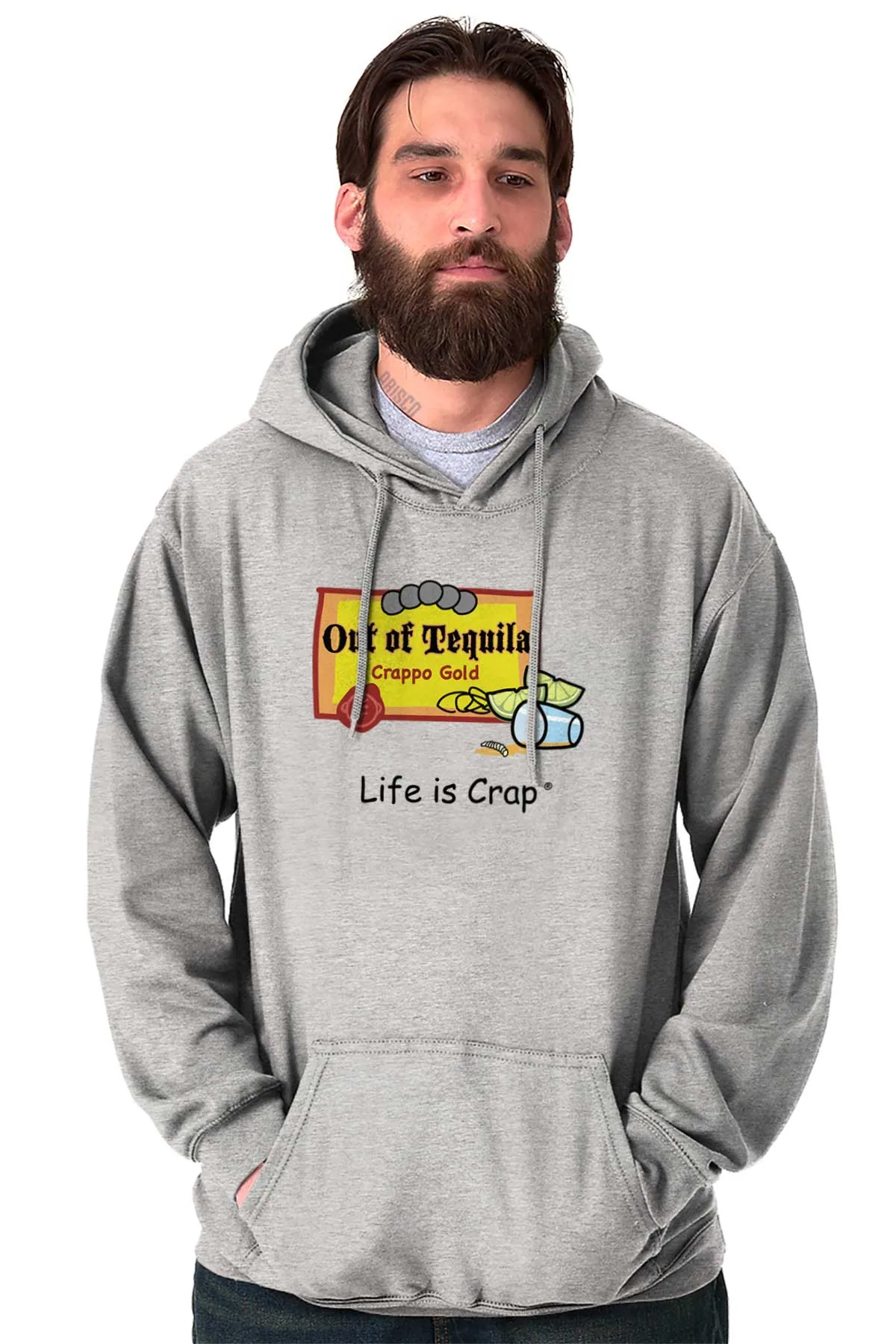 Out Of Tequila Label Hoodie