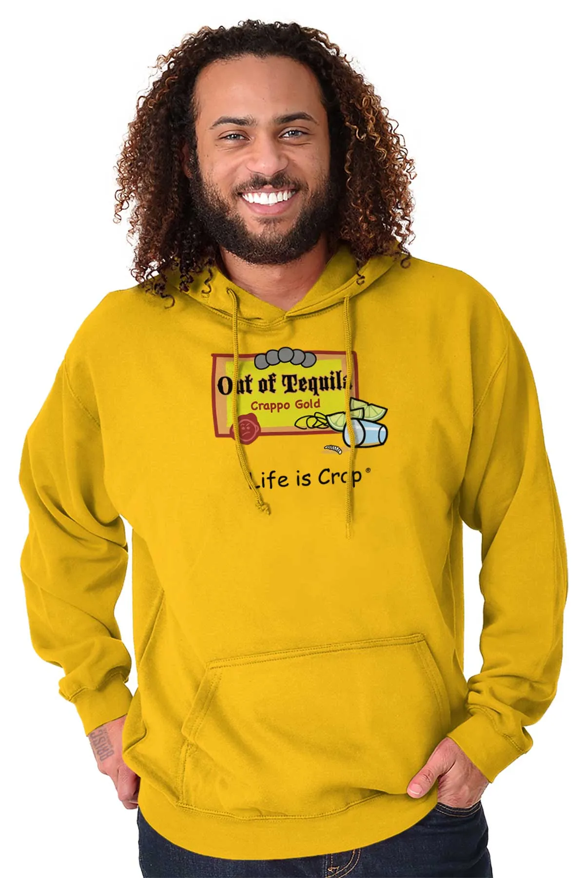 Out Of Tequila Label Hoodie