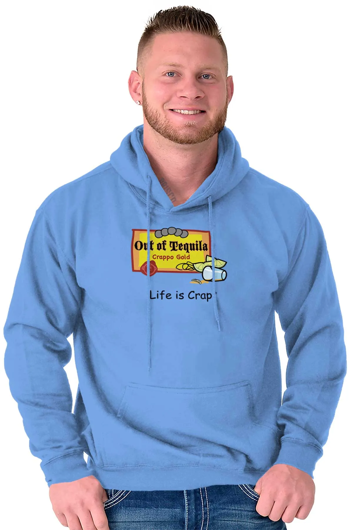 Out Of Tequila Label Hoodie