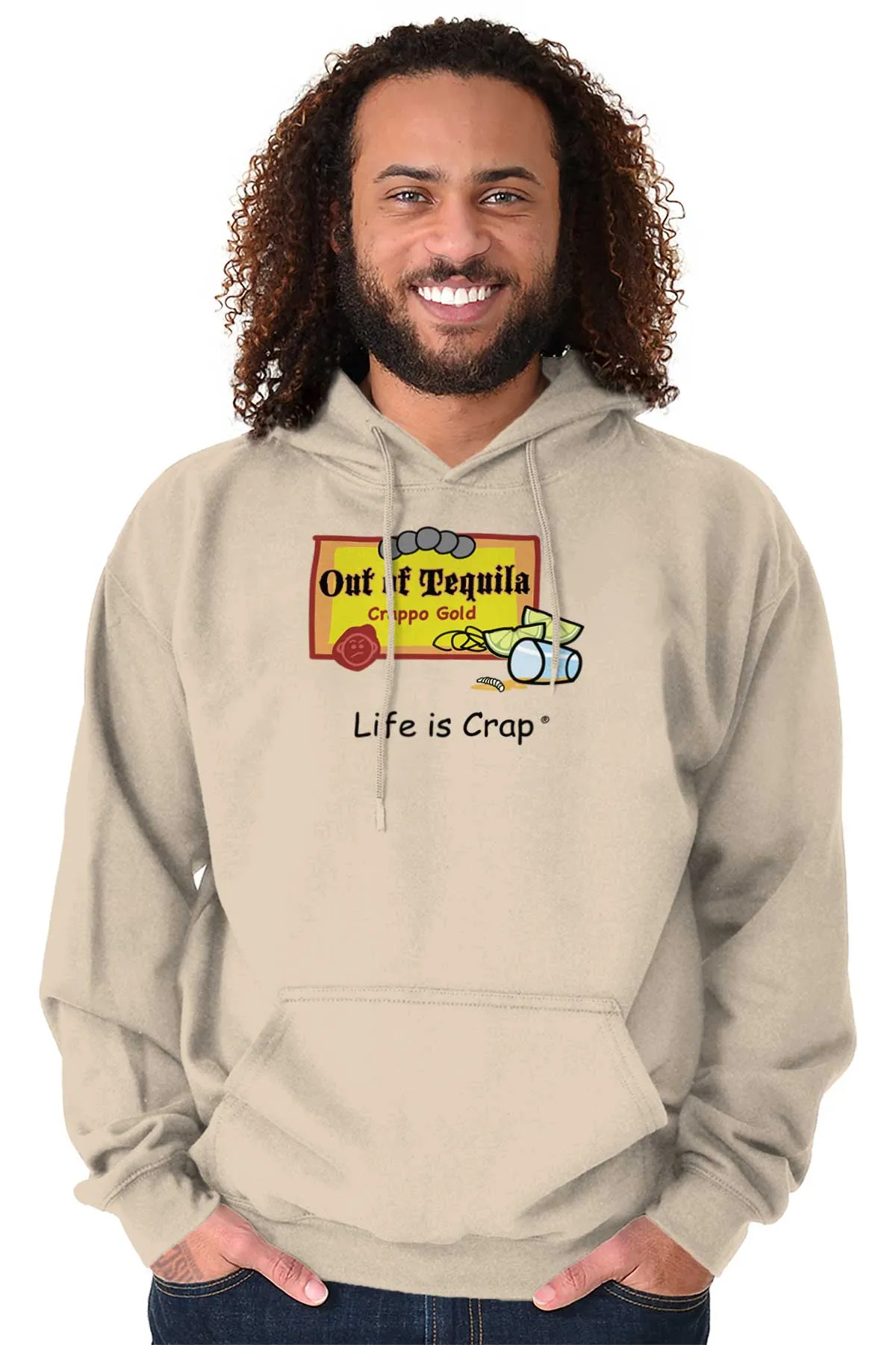 Out Of Tequila Label Hoodie