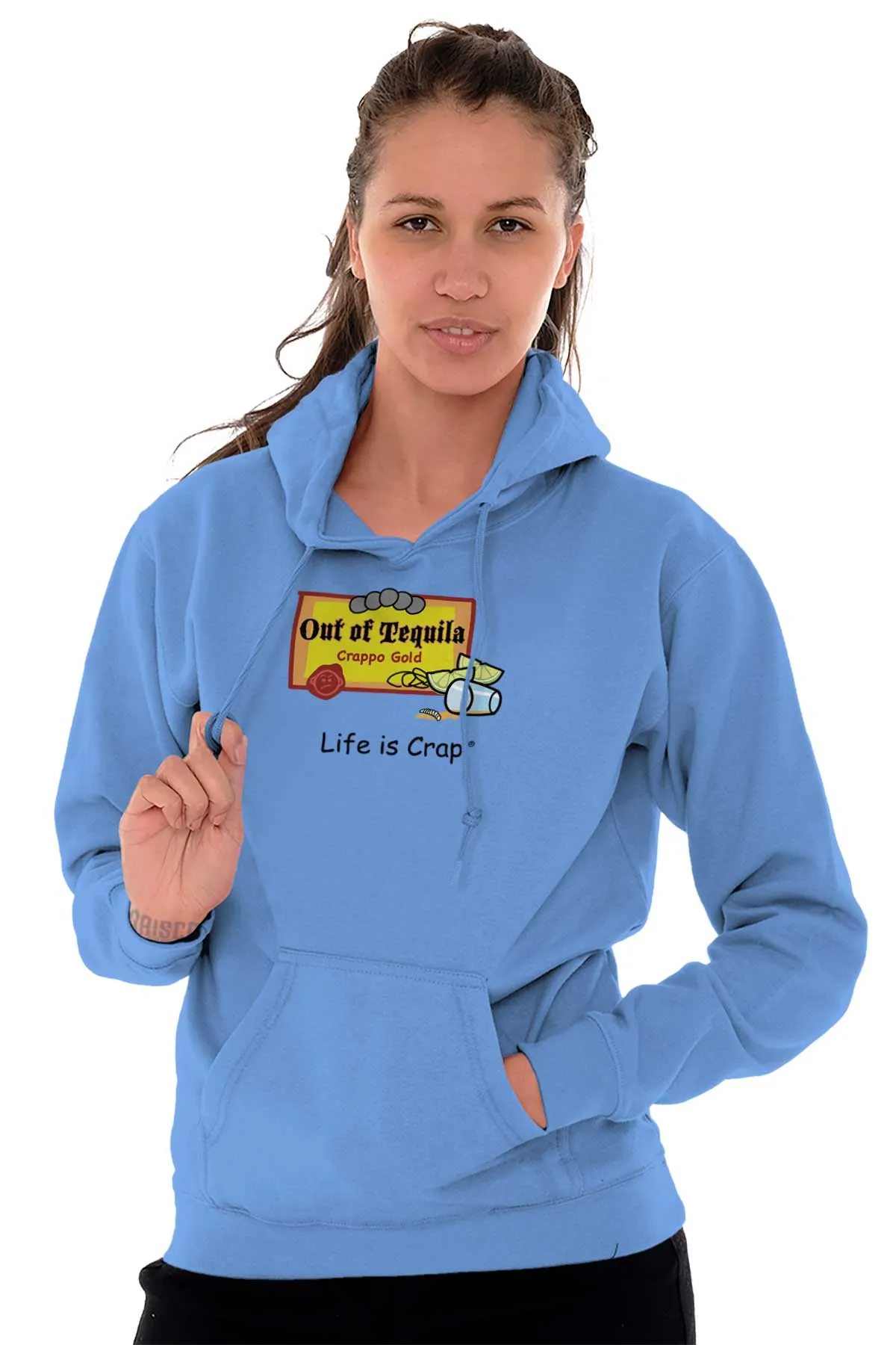 Out Of Tequila Label Hoodie