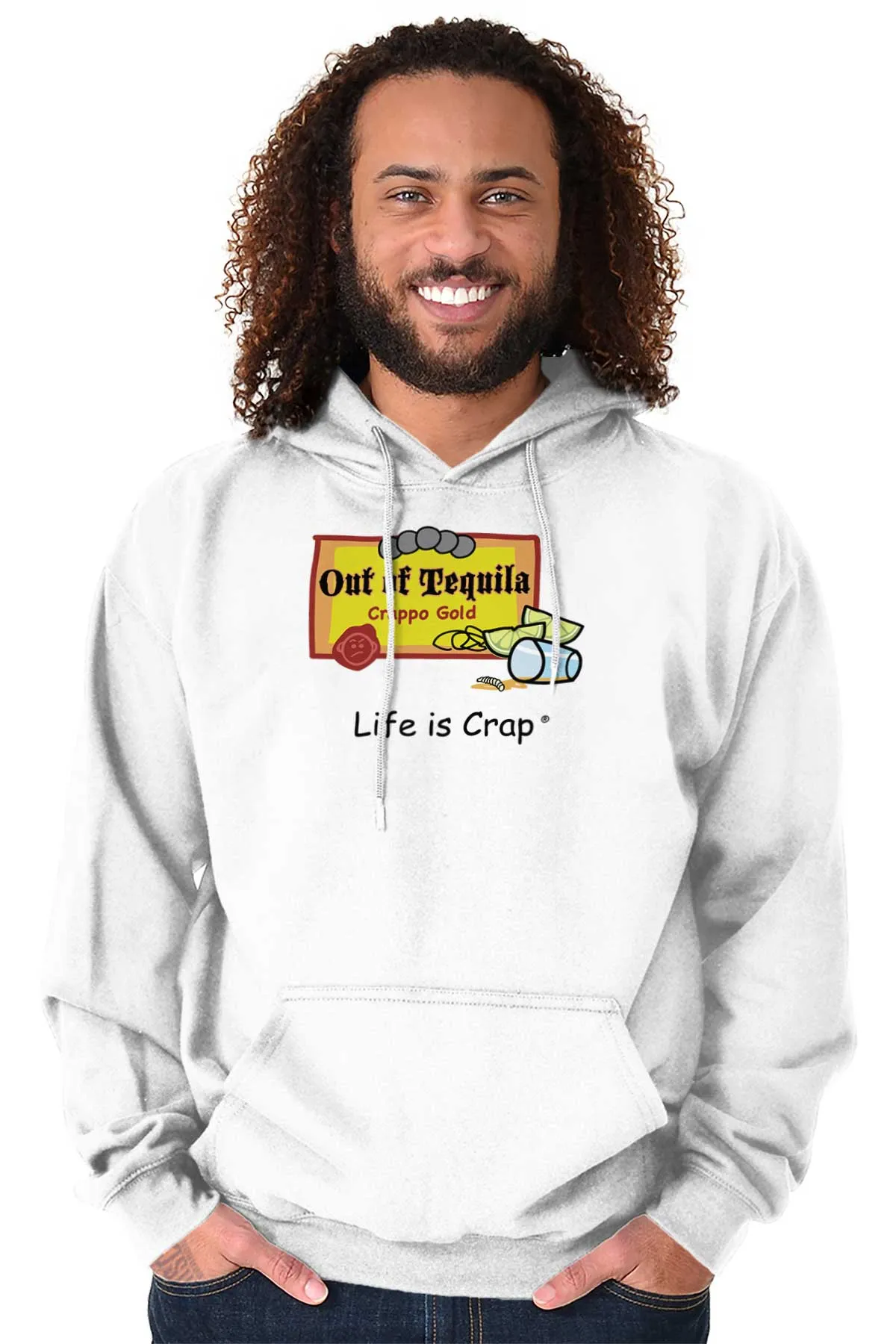 Out Of Tequila Label Hoodie