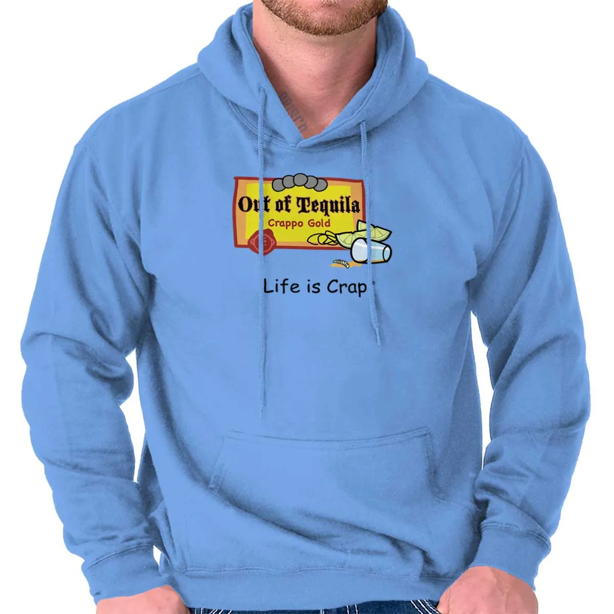 Out Of Tequila Label Hoodie