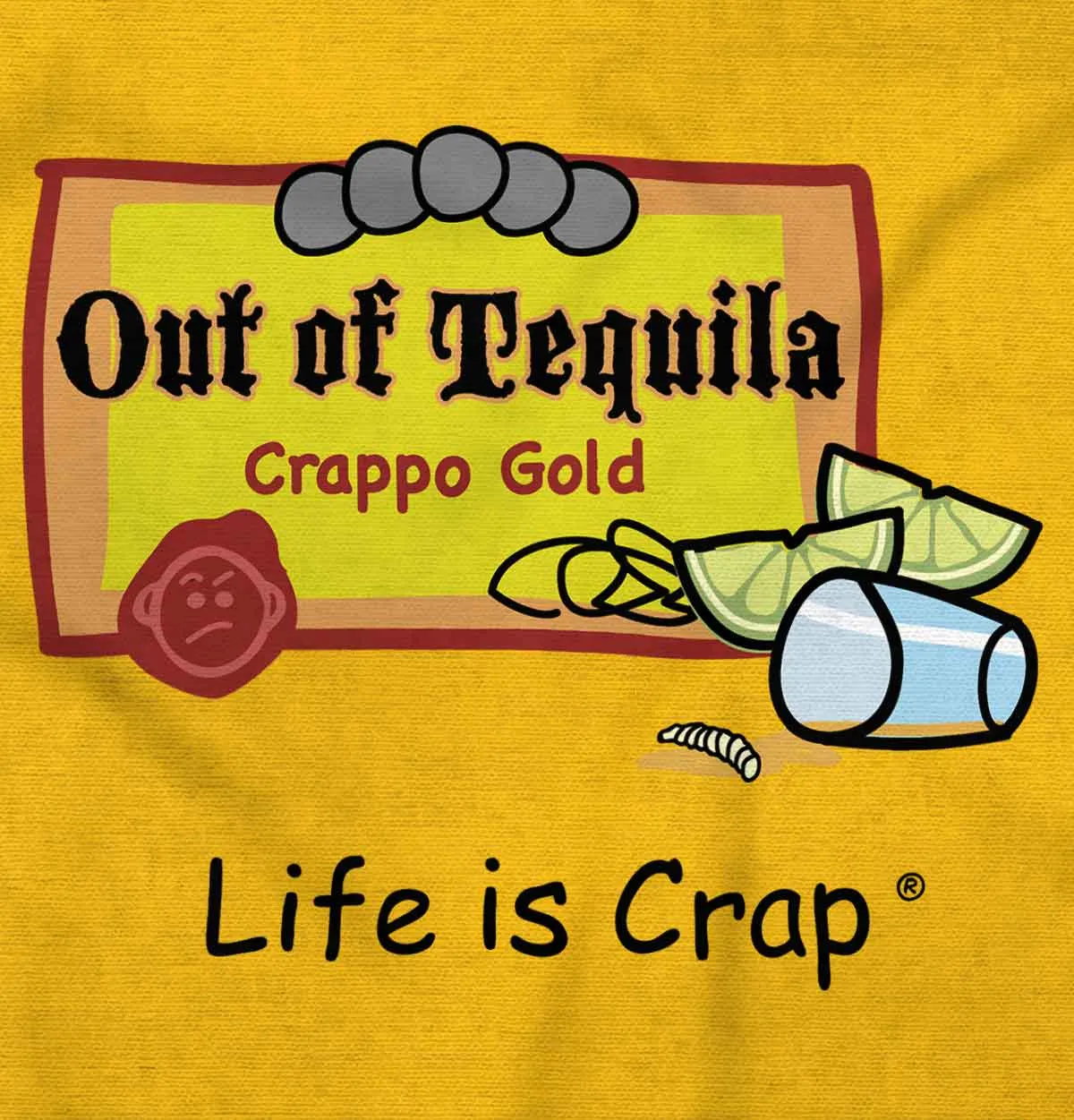 Out Of Tequila Label Hoodie