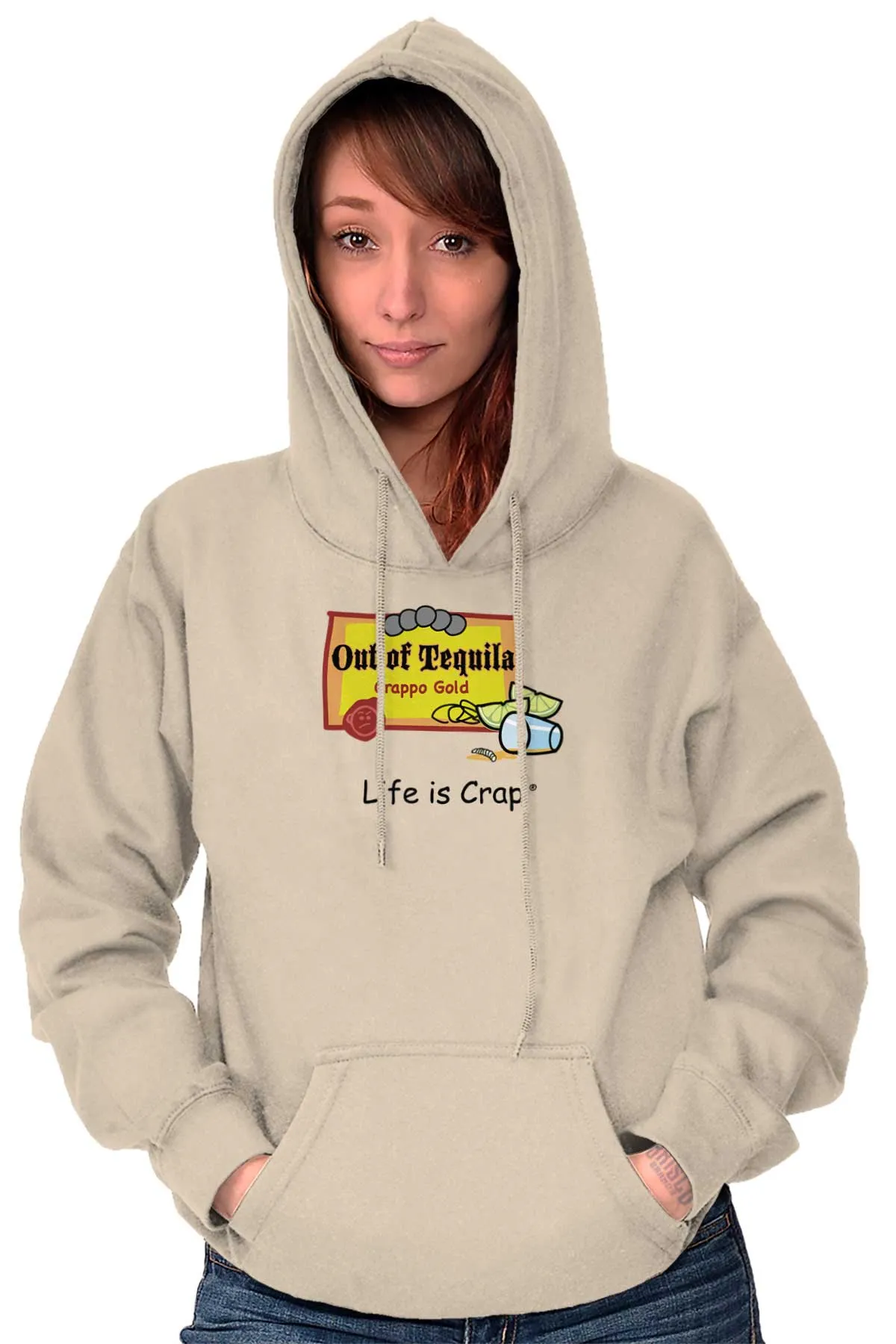 Out Of Tequila Label Hoodie
