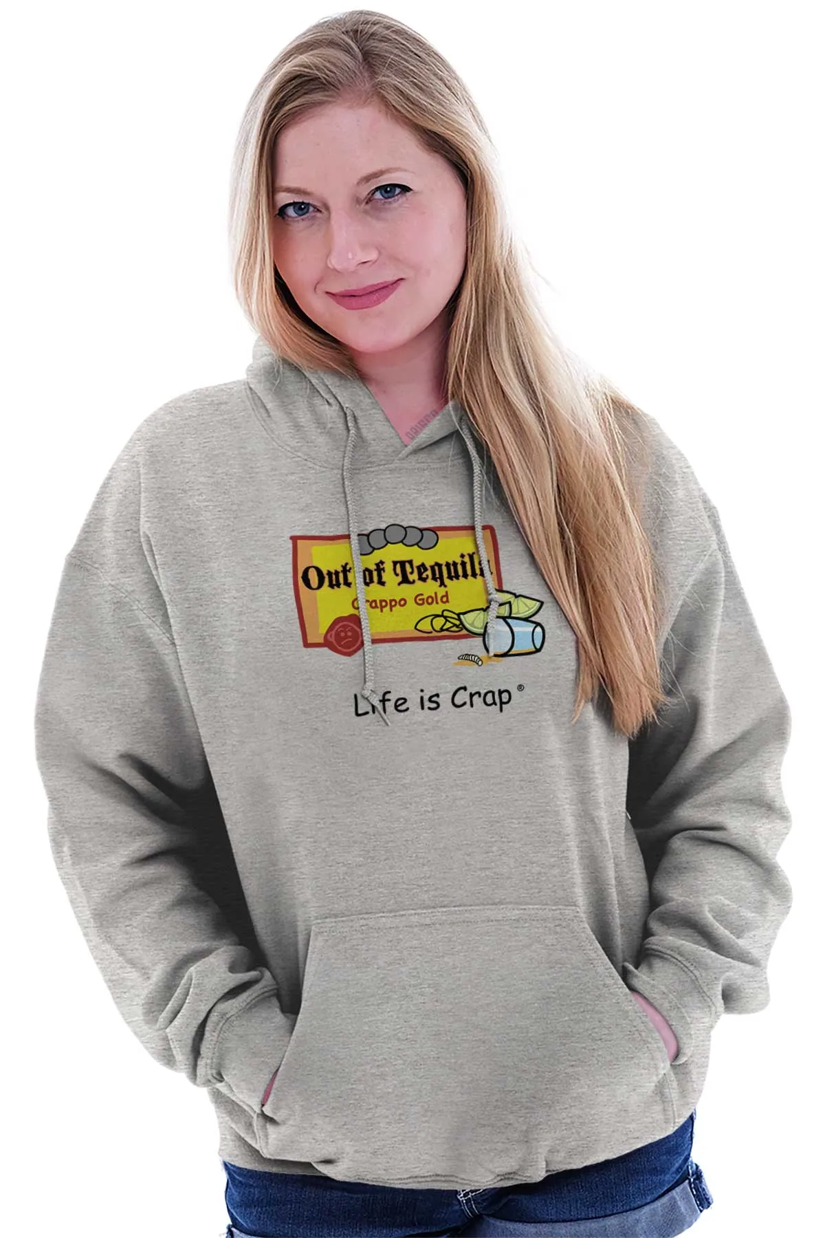 Out Of Tequila Label Hoodie