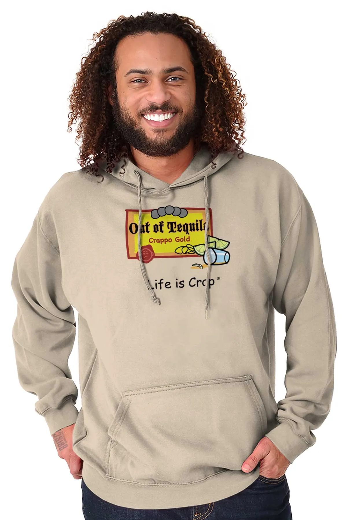 Out Of Tequila Label Hoodie