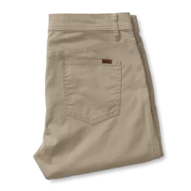 Pinpoint Canvas Five-Pocket Pants - Khaki
