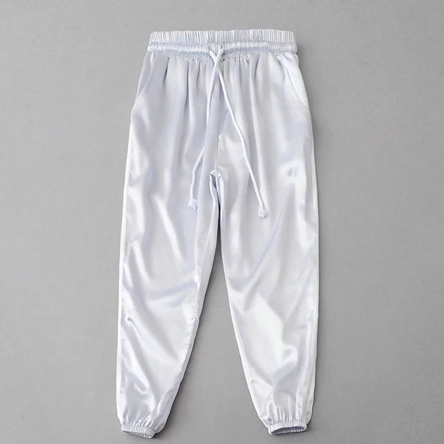Pure Color Regular Waist Casual Yoga Long Harem Pants