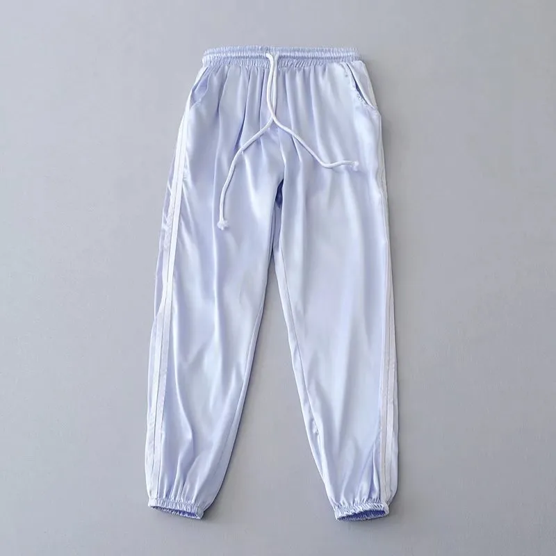 Pure Color Regular Waist Casual Yoga Long Harem Pants