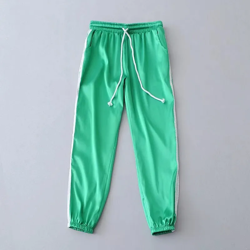 Pure Color Regular Waist Casual Yoga Long Harem Pants