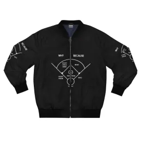 "Who's on First?" Abbott & Costello Baseball Comedy Bomber Jacket