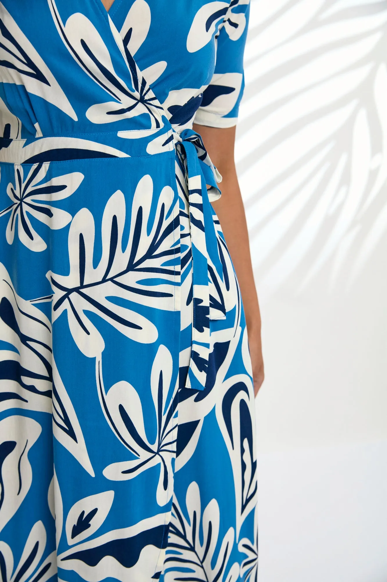 Renae Wrap Dress - Blue Love