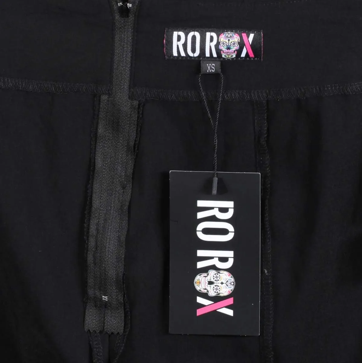 Ro Rox Ella Capri Pants for Women - 1950s Vintage Women's Trousers - High Waist Three Quarter Pant - Zipper & Slits on Back