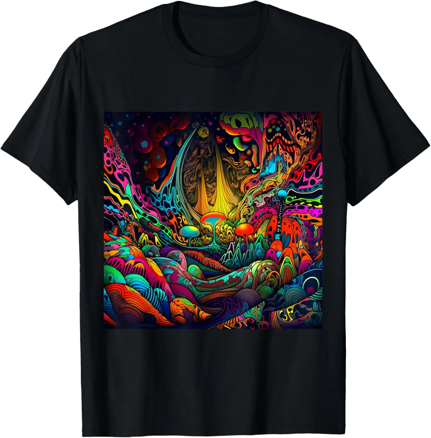 Spiritual And Surreal Abstract Art Trippy Psychedelic T-Shirt