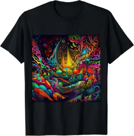 Spiritual And Surreal Abstract Art Trippy Psychedelic T-Shirt