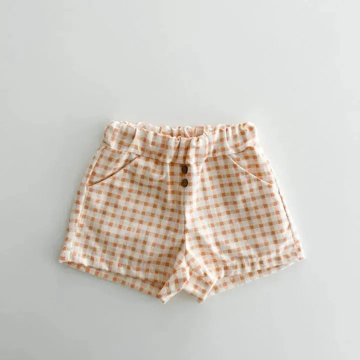 Summer Casual Plaid Shorts