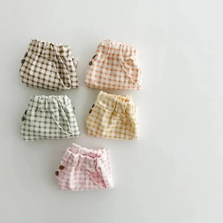 Summer Casual Plaid Shorts