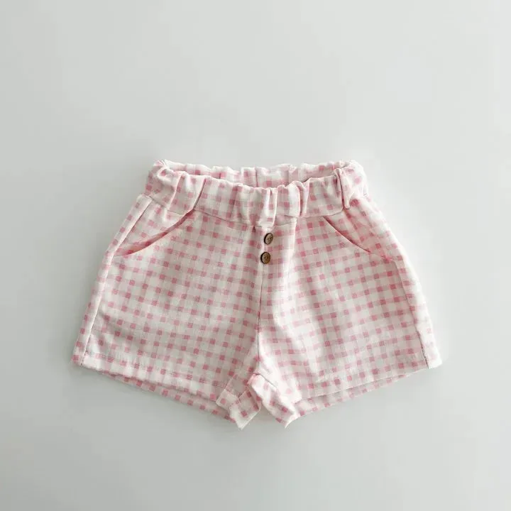 Summer Casual Plaid Shorts