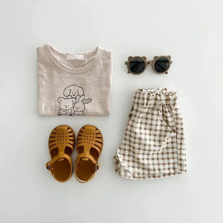 Summer Casual Plaid Shorts