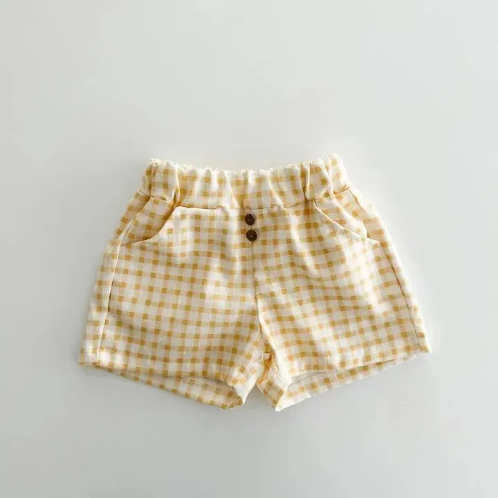 Summer Casual Plaid Shorts