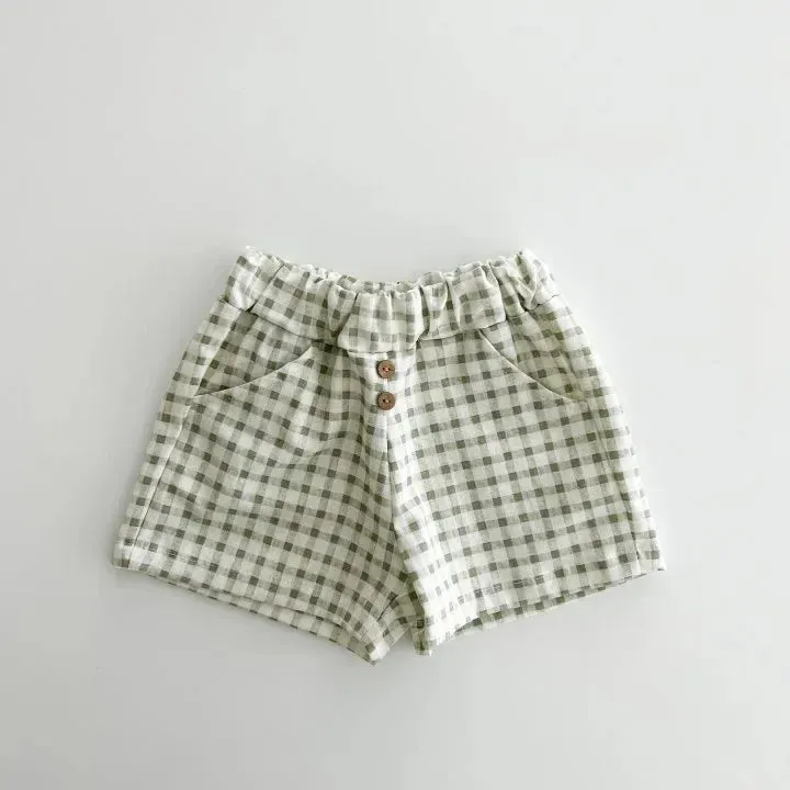 Summer Casual Plaid Shorts
