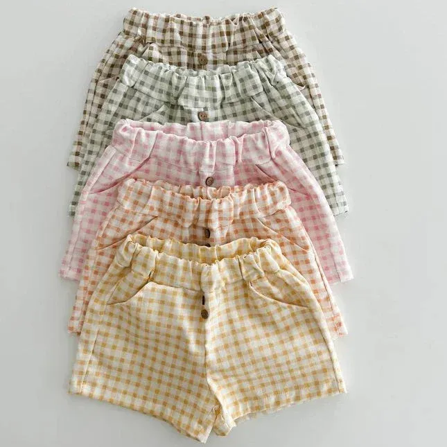Summer Casual Plaid Shorts