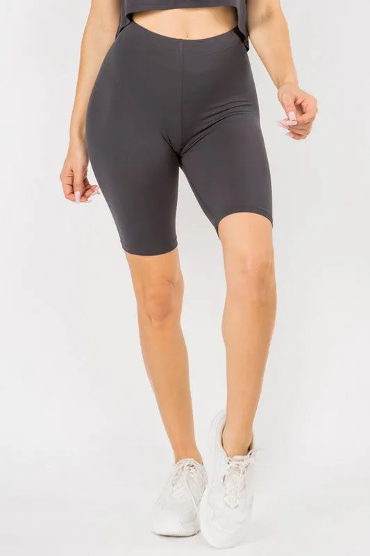 Women's Peach Skin Bike Shorts